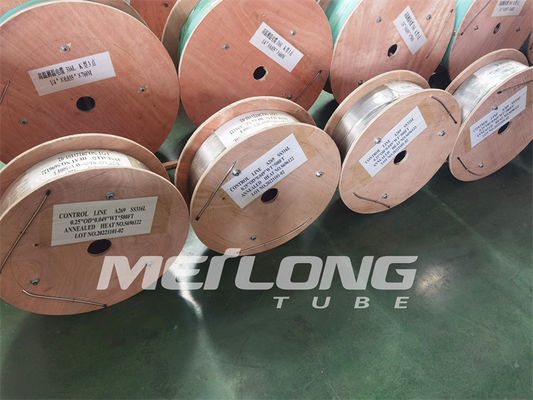 12000M Annealed Hydraulic Stainless Staal Gerolde de Lijnsterkte Met grote trekspanning van de Buizenstelselcontrole