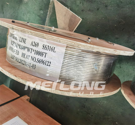Inconel 625 Chemisch Gerold Buizenstelsel 3/8 van de Injectielijn Roestvrij staal“