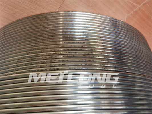 Van het het Roestvrije staalbuizenstelsel van de metalen kapmontage Rol 1 2 12000M Hydraulic Tested Steel Buisrol