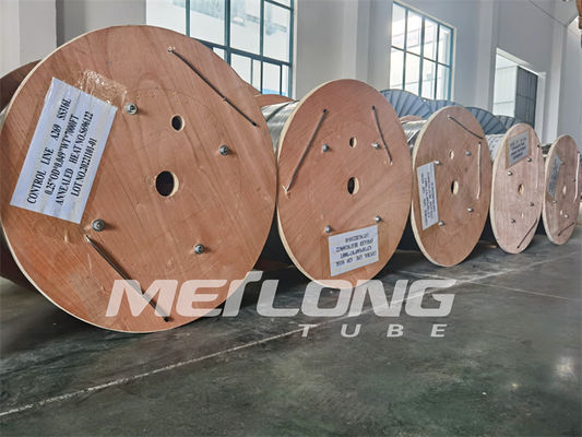 0.035psi Incoloy 825 Roestvrij staal Gerold Buizenstelsel 12000M Capillary Coiled Tubing