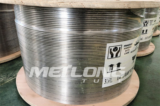 0.125inch hydraulisch Hydraulisch Buizenstelsel 0,028 Psi van de Controlelijn ASTM B704 SS