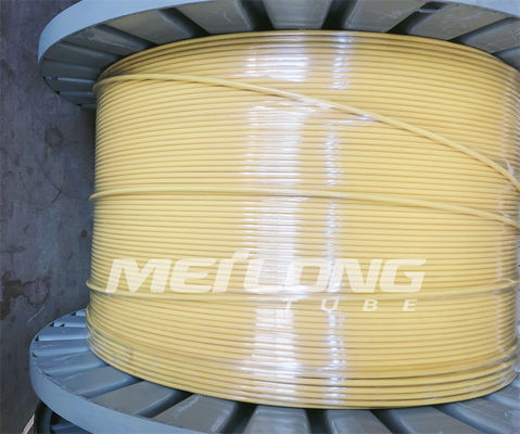 PVDF 12000M Encapsulated Control Line om Rechthoekig Haarvat Gerold Buizenstelsel