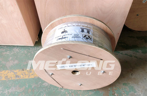 Incoloy 825 Capillaire Lijn 12000M Eddy Current Tested Hydraulic Control-Lijn